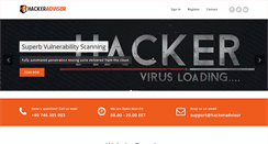 Desktop Screenshot of hackeradvisor.com