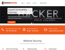 Tablet Screenshot of hackeradvisor.com
